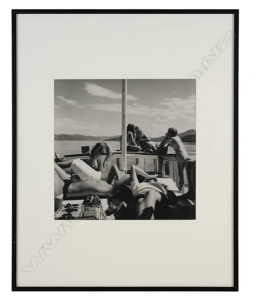 Ans Westra (1936-2023) - Students at Curious, Cove Queen Charlotte Sound, Image 1++